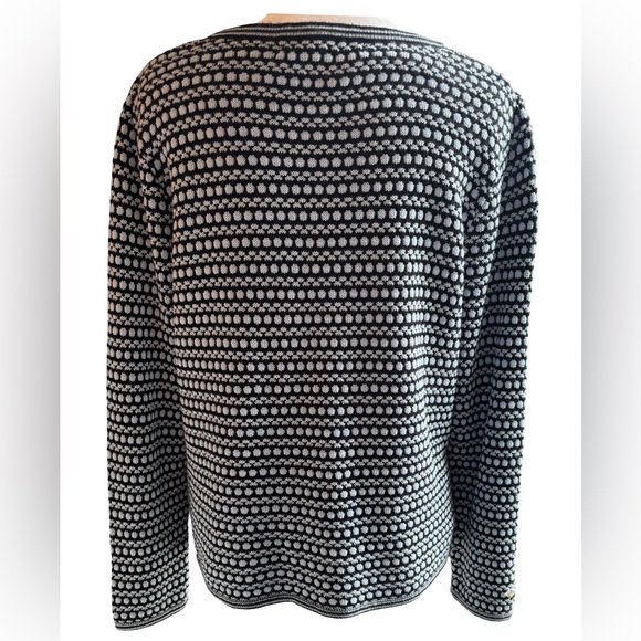 Skovhuus Women’s Long Sleeved Patterned Sweater Color Blue - Picture 2 of 5